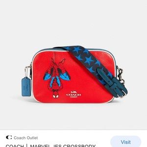 Spider man coach crossbody
